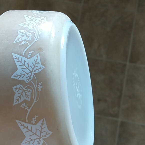 2 Vintage Pyrex Dishes Blue Pyrex Tan Pyrex - Picture 16 of 16